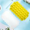 Ice Cube Tray Silicone Mold 37 Grid Honeycomb Shape Ice Cube Maker BPA Free Ice Maker with Lids DIY Popsicle Mould Ice Mold