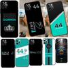 Lewis Hamilton F1 44 Phone Case For iPhone 11 12 13 Pro Max 13 Mini X XR XS Max 7 8 Plus Silicone Back Cover