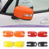 ABS Rearview Mirror Cover Cap Shell Decoration Stickers Protector Carbon Fiber For Jeep Renegade 2016 UP Car Accessories