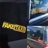 FAKE TAXI Car Sticker Fake Taxi Drift Sign Funny Car Sticker Vinyl Decal Decor Yellow