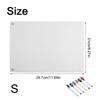 Acrylic Magnetic Calendar Fridge Sticker Reusable Magnetic Dry Erase Board Fridge Message Menu With 6 Pens