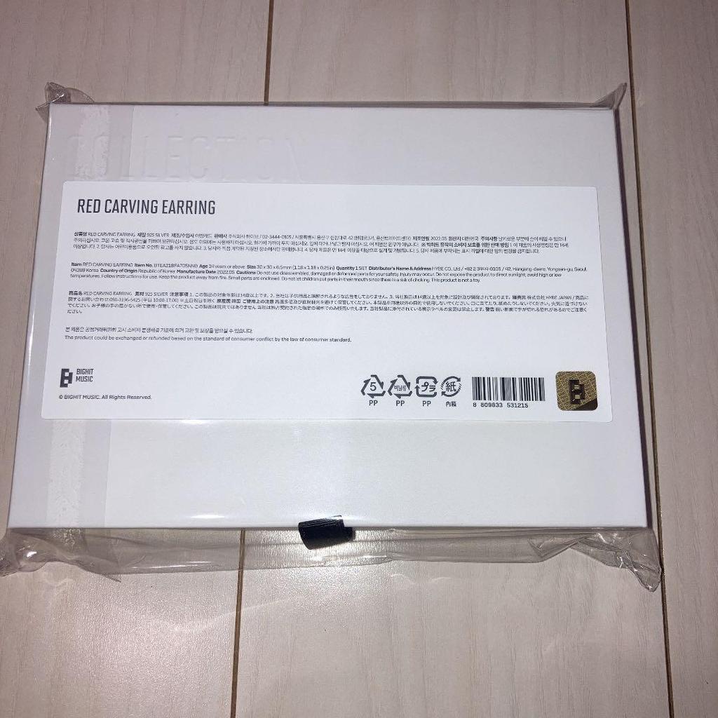 [Б/У] Серьги BTS JIMIN Jimin КОЛЛЕКЦИЯ ARTIST MADE