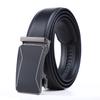 Men's New Business Belt Alloy Trendy Automatic Buckle Leather Pants Belt Business Casual Young and Middle Aged Belt Men