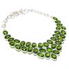Peridot Gemstone 925 Sterling Silver Jewelry Necklace 18"