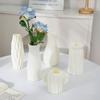 Ваза для цветов в простом стиле, скандинавские пластиковые вазы для цветов, гидропонный горшок, настольная эстетическая ваза для гостиной, офиса, домашнего декора