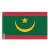 Drapeau - Mauritanie - 60 X 90 Cm - Polyester - Recto/verso - Œillets En Fer