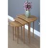 Moon 3 Nesting Nesting Table Service Table - Oak