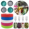 Reusable Kitchen Tool for Wide Mouth Jar 86mm Mason Jar Lid Spout Lid Seal Bottle Cover With Hole