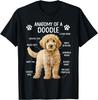 Anatomy of A Doodle Dog Doodle Owner Goldendoodle Mom T-Shirt Unisex Summer Streetwear Tops Graphic T Shirts Camisetas