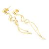 [I3970] - Gold Plated 'Choreography' Earrings