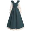 Women's Fly Sleeve Elasticized Back Big Swing  Vintage Dresses
