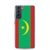 Coque Téléphone - Samsung - Galaxy S21 - Drapeau De La Mauritanie - Souple - Multicolore
