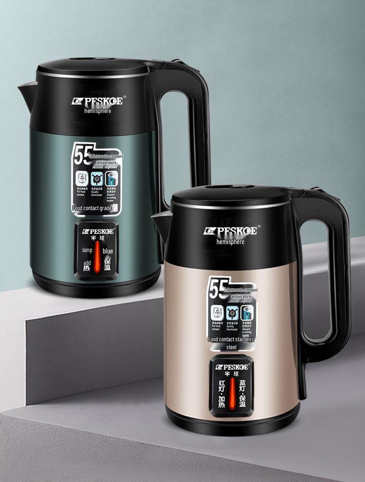 3.0L Electric Kettle: Large Capacity, Auto Temperature, Durable, Ideal for Dorms and Homes