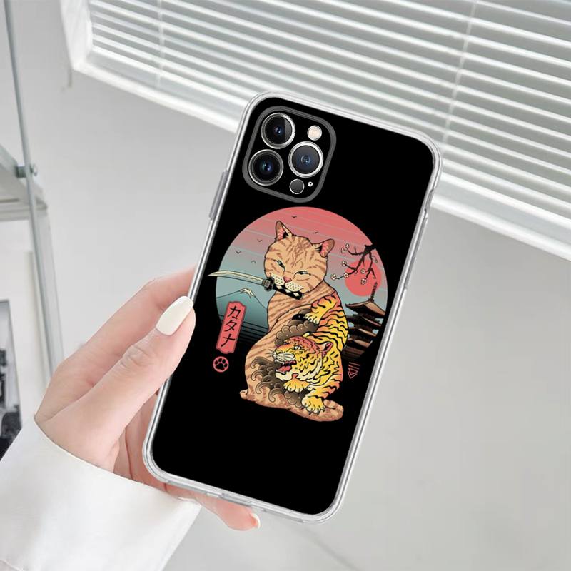 Great Ramen Wave Japan Phone Case Silicone Soft for Iphone 14 13 12 11 Pro Mini XS MAX 8 7 6 Plus X XS XR Cover