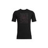 Casual Breathable Running Logo Solid Color Round Neck T-Shirt Men Tops Black 1362995-001