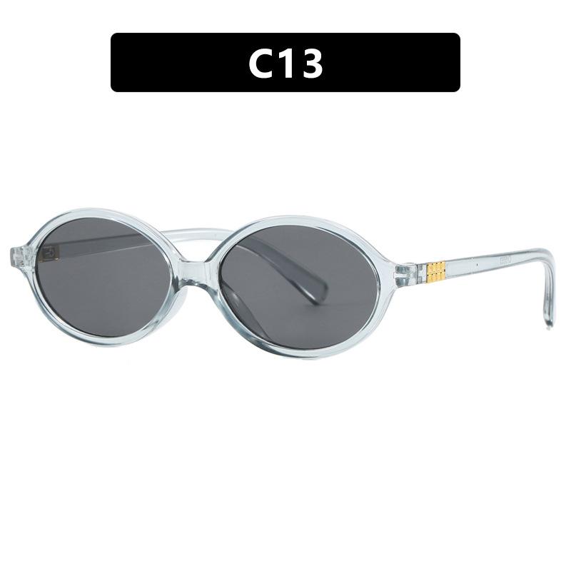 Nerd Glasses Frame Oval Small Frame Female Zhang Yuanying Same Plain Flat Glasses Anti-Blue Light Glasses Frame Tide