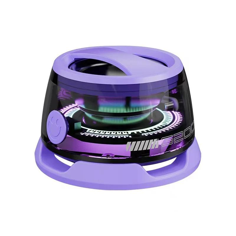 Gaming RGB Speaker G200 Magnetic BT5.3 Mini Sound Box 16 Million Colors Sync Music Beat Portable Desktop PC PS5 Decor Accessory