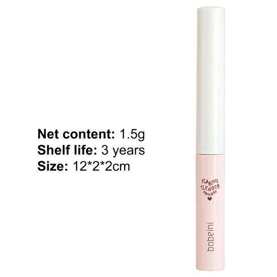1.5g Eyelash Fiber-filled Mascara Natural Effect Curly Makeup Accessory Lasting All Day Lengthening Mascara for Girl