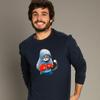 Men's Sweatshirt - BOXING CAT GRAY