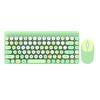 Neutral Color Lipstick Punk 2.4G Wireless Keyboard Mouse Computer Suit Girl Cute Office Gaming Keyboard and Mouse