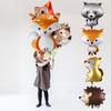 1pc Animal Foil Balloons Birthday Wedding Forest Party Decorations Helium Balloons Fox Hedgehog