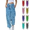 Womens Sweatpants Baggy High Waisted Plus Size Sweat Pants With Pockets Printed Trousers Pants For Women
