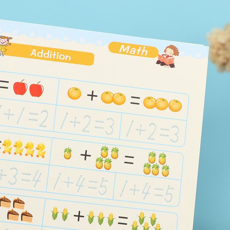 Preschool Grooved Handwriting Practice Book, Reusable Grooved Writing Books,Handwriting Book Practice For Kids