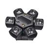 Remote Control Full Color LED RGBW 4in1 Beam Moving Head Light Mini Six Arm Stage Flash Effect Lighting DMX For Disco Bar Party