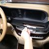LHD Car Accessories ABS Carbon Fiber Pattern Dashboard Panel Lower Board Cover Trim For Mercedes Benz S Class W221 2008 -