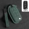 Suede Car Flip Key Case Cover for VW Volkswagen Golf 7 MK7 Tiguan MK2 T-roc T-cross Skoda Octavia Kodiaq Karoq Seat Ateca Leon