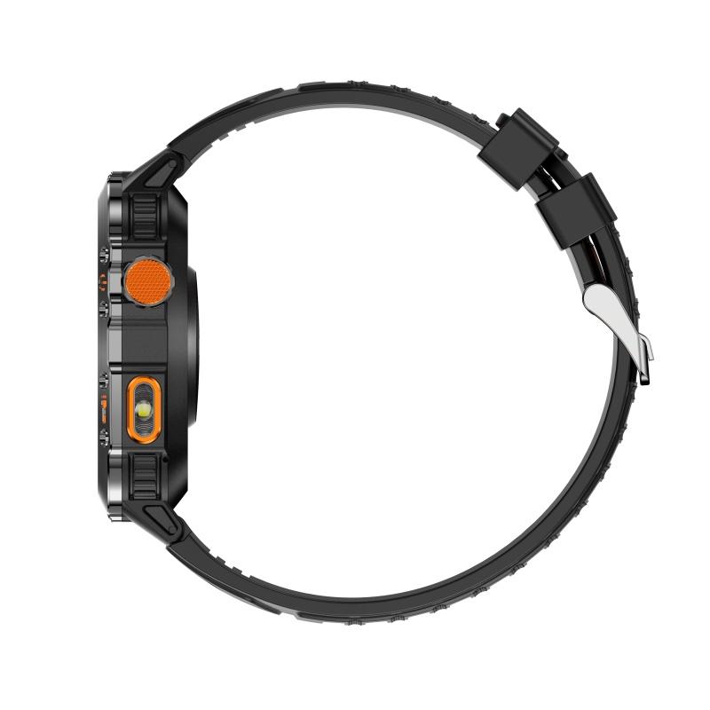 Rainbuvvy HT36 Bluetooth Smart Bracelet 2.01inches IPS BT5.3 Bluetooth Call IP68 Waterproof 540mAh Android GPS Smartwatch Multi-language