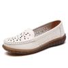 Fashion Casual Flat Shoes Light Breathable Spring and Summer Women's Shoes Loafer Shoes Leather Non-slip Wear-resistant Walking