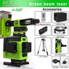 CLUBIONA IE16 Powerful Laser Green Lines Auto Vertical & Horizontal Floor and Ceiling Remote Control Laser Level With Li-ion Battery