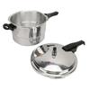 Pressure Cooker Multi Purpose Aluminum Safety Valves with Steaming Plate Household Stovetop