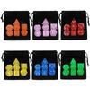 7Pcs DND Dice Set with Drawstring Bag Great for Dungeons and Dragons Role Playing Table Game Accessories for DND RPG Board Game