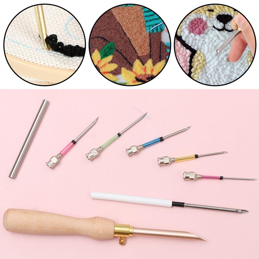 DIY Sewing Accessories Poke Needle Poking Cross Stitch Tools Punch Needle Tool Embroidery Stitch
