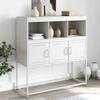 VidaXL Buffet, Cabinet with Compartments, Cupboard with Door, Storage Furniture for Bedroom Living Room Interior, White 846595
