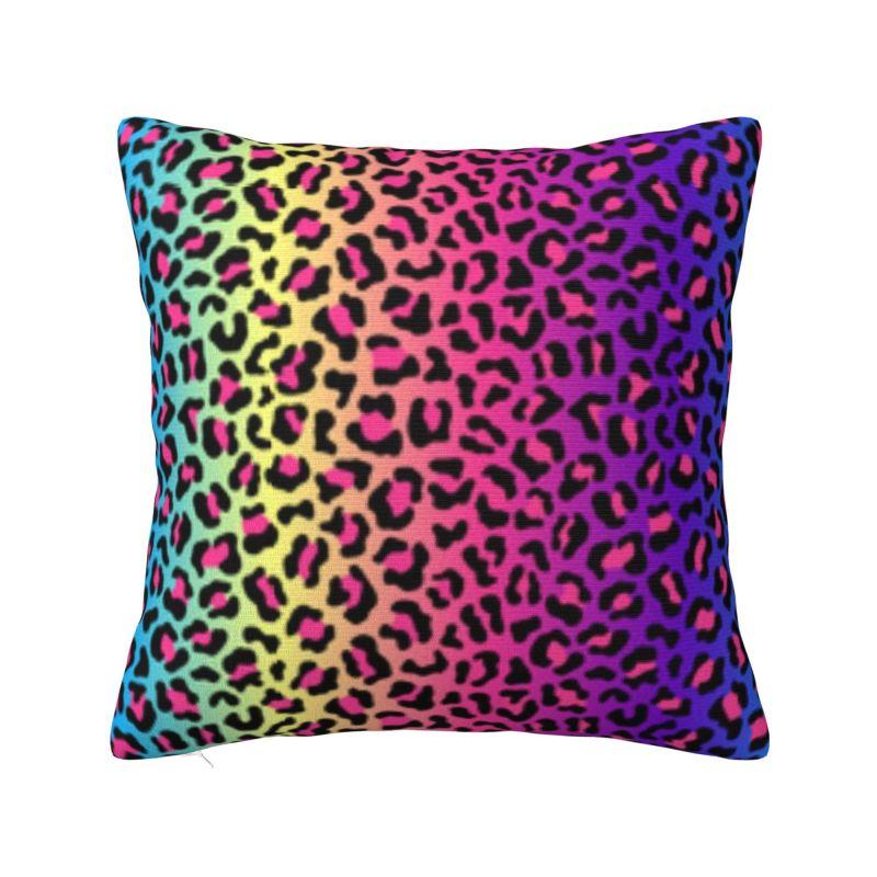 Custom Leopard Skin Print Pillow Case 45x45cm Home Decorative Fashion Cheetah Camouflage Outdoor Cushions Square Pillowcase