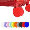 8Pcs Luggage Wheel Covers Silent Wheels Protectors Silicone Wheel Shoes for Carry-on Luggage Office Chairs