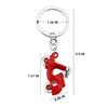 HAILIWEI Vespa Accessories for Vespa Scooter Fun Italian Vespa Keychain for Vespa Scooter Key, Red