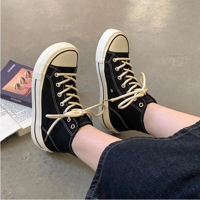 2024 Новый стиль женские туфли с толстой подошвой и высоким верхом Mango Head Flat Shoes универсальные повседневные модные белые