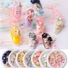 Art Decoration Colorful Manicure Little Beads Nail Rhinestones Glitters Flower 3D Crystal Stones