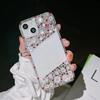 Metallic Finger Ring Holder Case For Iphone 15 14 13 12 11 Pro Max Glitter Diamond Cover For Samsung S24 S23 S22 Ultra S20 A34 A14 A34 A54 A55 A33 A53