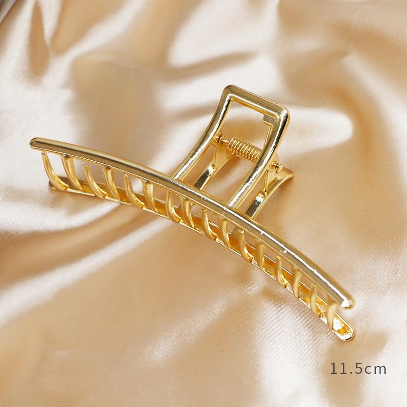 Korean Simple Metal Gold Hair Claw Butterfly Geometric Elegant Hair Clip Claw Clamp for Girls Headwear Women Hair Accessories