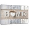 Canvas Print Heart Home Vintage