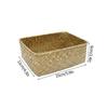 Decor Cosmetic Storage Container Woven Seagrass Storage Baskets Straw Rattan Basket Picnic Basket