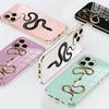 N71 Black Gold Snake Plating Edge Soft TPU Phone Cases for Samsung A54 A13 A14 S24 Plus S23 Ultra S20 S21 FE A55 A05 A52s Shockproof Cover