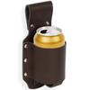 Classic Beer Holster Leather Beer Holster Outdoor Drink Cup Cover Round Protective Cover