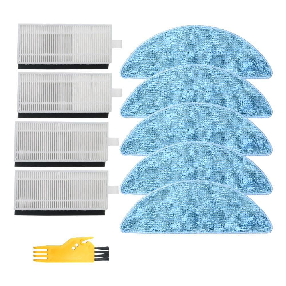 Side Brush Hepa Filter Mop Cloths Roller Brush for Neatsvor X500 X600 Robot Vacuum Cleaner Accessories Roller Brush for Neatsvor