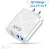 VAORLO 65W GaN Charger PD QC3.0 Fast Charging Quickly Charge Wall Charger EU UK US Ports